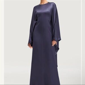 veiled collection iridescent butterfly abaya